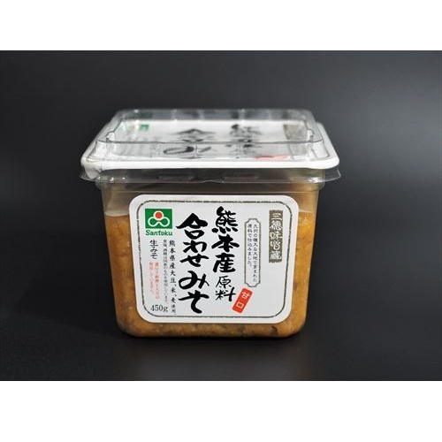 三徳ネットショッピング / 三徳味噌蔵 熊本産原料合わせみそ 450g